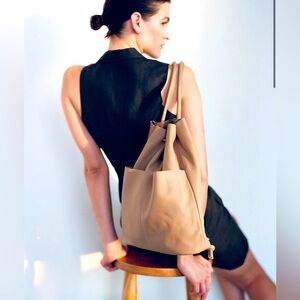 ARE Studio Lade leather backpack